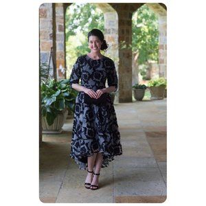 NWT Dainty Jewells One Enchanting Evening Black High-Low Dress sz XL